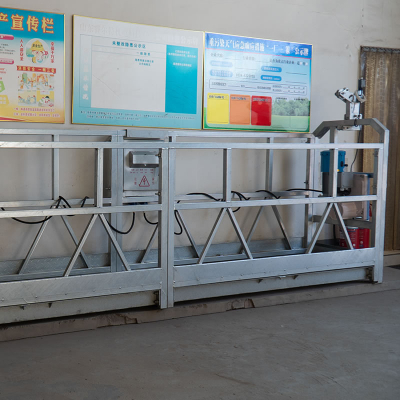 ZLP630 Hot Galvanization Steel Wire Rope Suspended Working Platform